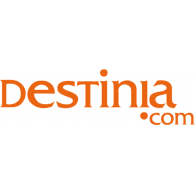 Destinia logo vector logo