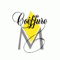 Coiffure M logo vector logo