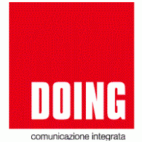 Doing comunicazione integrata logo vector logo