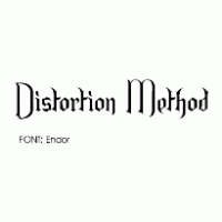 Distortion Method logo vector logo