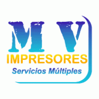 MV Impresos logo vector logo