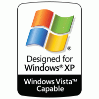 Designed for Windows XP – Vista Capable logo vector logo