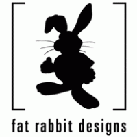 Fat Rabbit Designs logo vector logo