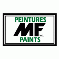 Peintures MF Paints logo vector logo
