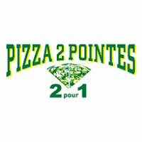 Pizza 2 Pointes logo vector logo