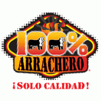 100% ARRACHERO logo vector logo