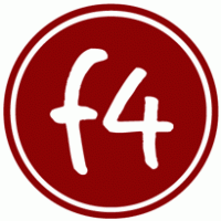 F4 Print AB logo vector logo