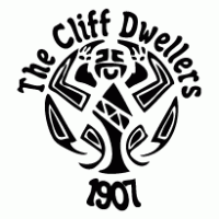 The Cliff Dwellers. logo vector logo