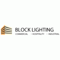 Block Lighting logo vector logo
