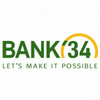 bank34 logo vector logo