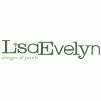 Lisa Evelyn Designs   Prints logo vector logo
