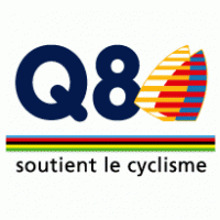 Q8 Soutient le Cyclisme logo vector logo