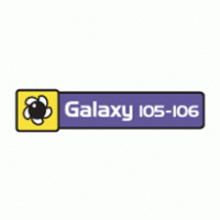 Galaxy 105-106 logo vector logo