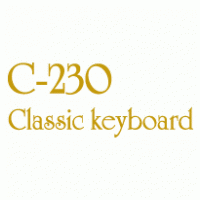 C-230 Classic Keyboard logo vector logo