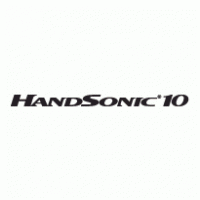 Handsonic 10 logo vector logo