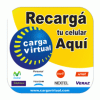 recarga virtual logo vector logo