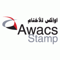 Awacs Stamp logo vector logo