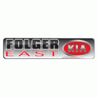 Folger Kia East logo vector logo