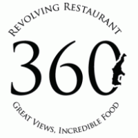 360 Revolving Restaurant logo vector logo