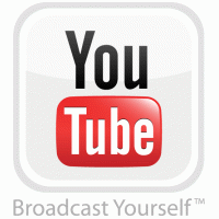 YouTube button logo vector logo