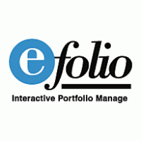 E-Folio logo vector logo