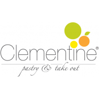Clementine Pastry and Take Out logo vector logo