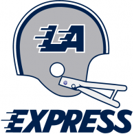 LA Express logo vector logo