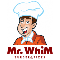 Mr. Whim Burger & Pizza logo vector logo