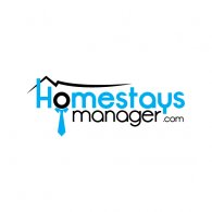 Homestays Manager logo vector logo