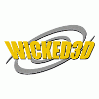 Wicked 3D logo vector logo