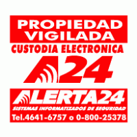 Alerta24 logo vector logo