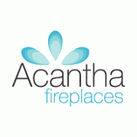 Acantha Fireplaces logo vector logo