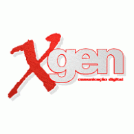 X-Gen logo vector logo