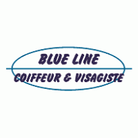 Blue Line logo vector logo