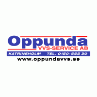 Oppunda vvs logo vector logo