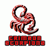 Crimson Scorpions logo vector logo