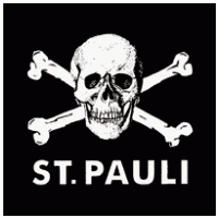 st.pauli totenkopf logo vector logo