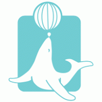 Snow seal logo vector logo