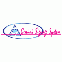 gemini signs logo vector logo