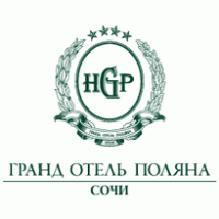 grand hotel polyana logo vector logo