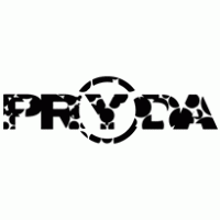 Pryda 3 (bubbled B&W version) logo vector logo