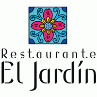 el jardin restaurante logo vector logo