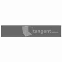 Tangent solutions logo vector logo
