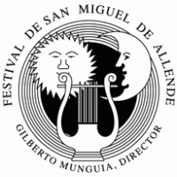 Festival de San Miguel de Allende, conciertos de musica de camara logo vector logo
