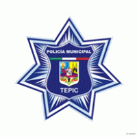 policia tepic logo vector logo