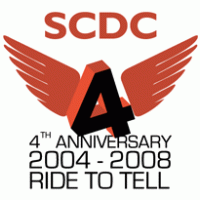 SCDC-4th annniversary logo vector logo