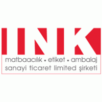 INK matbaa logo vector logo