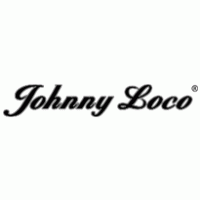 Johnny Loco Double outline logo vector logo
