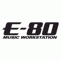 E-80 Music Workstation logo vector logo