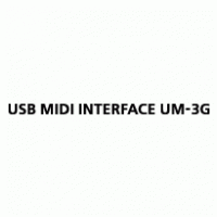 USB MIDI Interface UM-3G logo vector logo